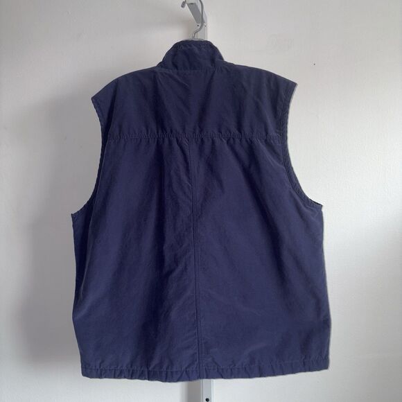 Travel Gear Navy Blue Vest With Utility Pockets Mens Size Large - Picture 5 of 9